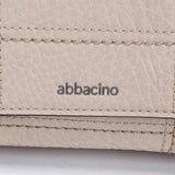 Small shoulder bag in beige recycled materials