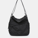 Bolso multifuncional en materiales reciclados negro