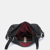 Bolso multifuncional en materiales reciclados negro