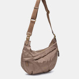 Bandolera en materiales reciclados camel