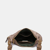 Bandolera en materiales reciclados camel