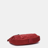 Red recycled material shoulder bag