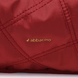 Red recycled material shoulder bag