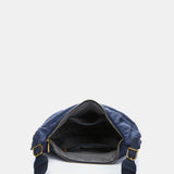 Bandolera en materiales reciclados azul