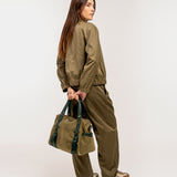 Bolso shopper en materiales reciclados verde