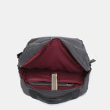 Backpack in grey recycled materials