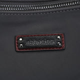 Backpack in grey recycled materials