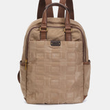 Mochila en nylon reciclado camel
