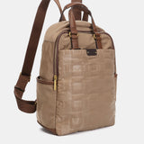 Mochila en nylon reciclado camel