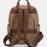 Mochila en nylon reciclado camel