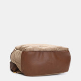 Mochila en nylon reciclado camel