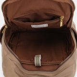 Mochila en nylon reciclado camel