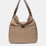 Bolso multifuncional en nylon reciclado camel