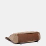 Bolso multifuncional en nylon reciclado camel