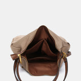 Bolso multifuncional en nylon reciclado camel
