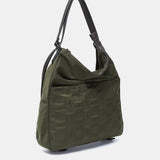 Bolso multifuncional en nylon reciclado verde