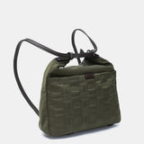 Bolso multifuncional en nylon reciclado verde