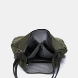 Bolso multifuncional en nylon reciclado verde