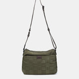 Bandolera en nylon reciclado verde