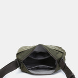 Bandolera en nylon reciclado verde
