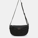 Bandolera pequeña en nylon reciclado negra