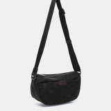 Bandolera pequeña en nylon reciclado negra