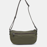 Bandolera pequeña en nylon reciclado verde
