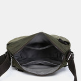 Bandolera pequeña en nylon reciclado verde