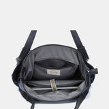 Shopper bag in grey recycled materials