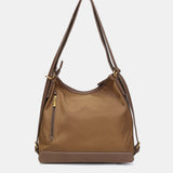 Bolso multifuncional en materiales reciclados camel