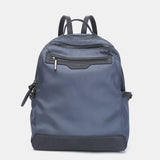 Backpack in grey recycled materials