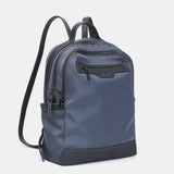Backpack in grey recycled materials