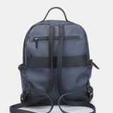 Backpack in grey recycled materials