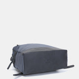 Backpack in grey recycled materials