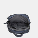 Backpack in grey recycled materials