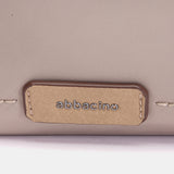 Beige fabric backpack