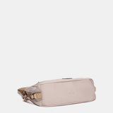 Multifunktionale Tasche aus beigem Stoff