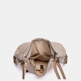 Multifunktionale Tasche aus beigem Stoff