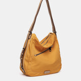 Bolso multifuncional en tejido amarillo