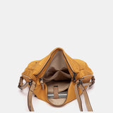 Bolso multifuncional en tejido amarillo