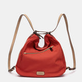 Multifunktionale Tasche aus rotem Stoff