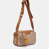 Camel small crossbody bag