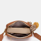 Camel small crossbody bag