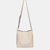 Beige shoulder bag