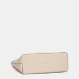 Beige shoulder bag