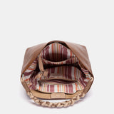 Brown shoulder bag