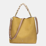 Green shoulder bag
