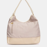 Zweifarbige rosa Umhängetasche