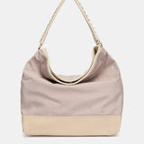 Zweifarbige rosa Umhängetasche