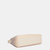 Bolso de hombro pequeño bicolor rosa